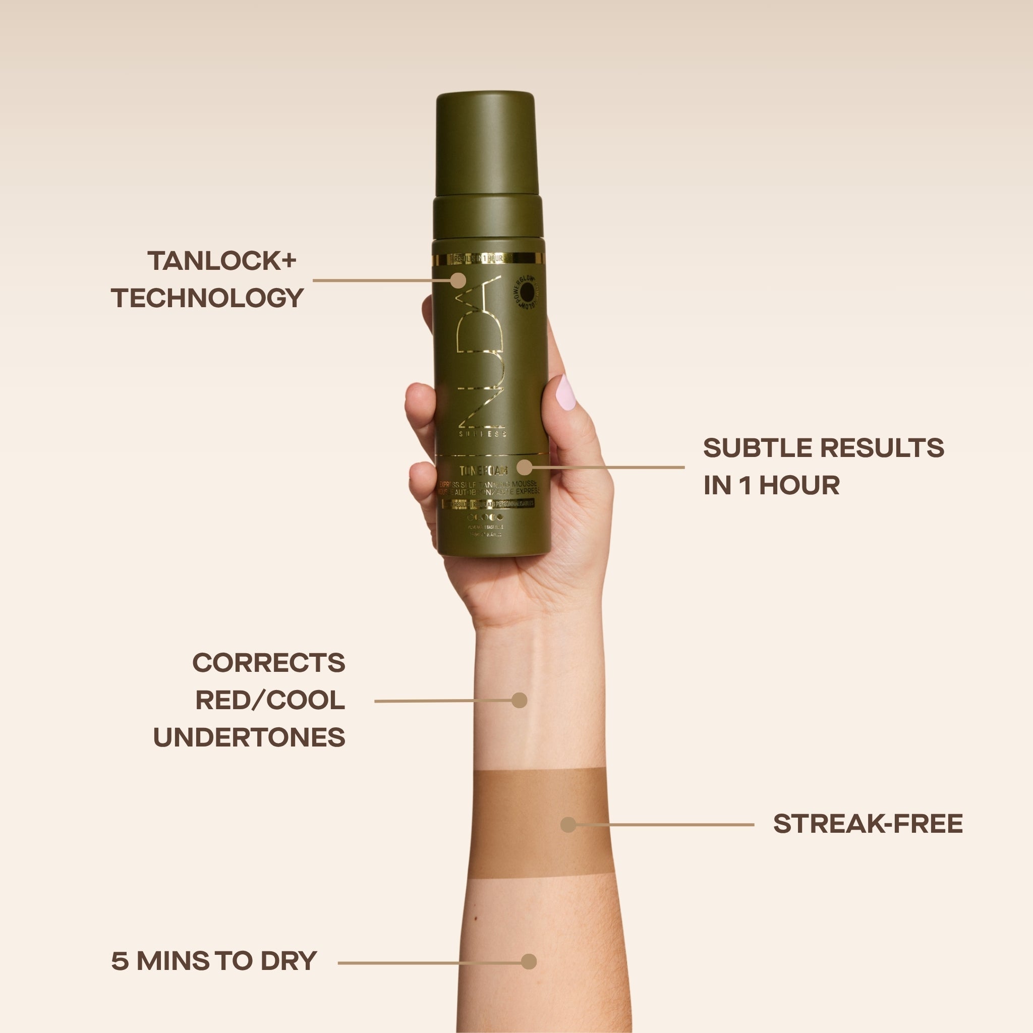ToneFoam Olive Swatch (English)