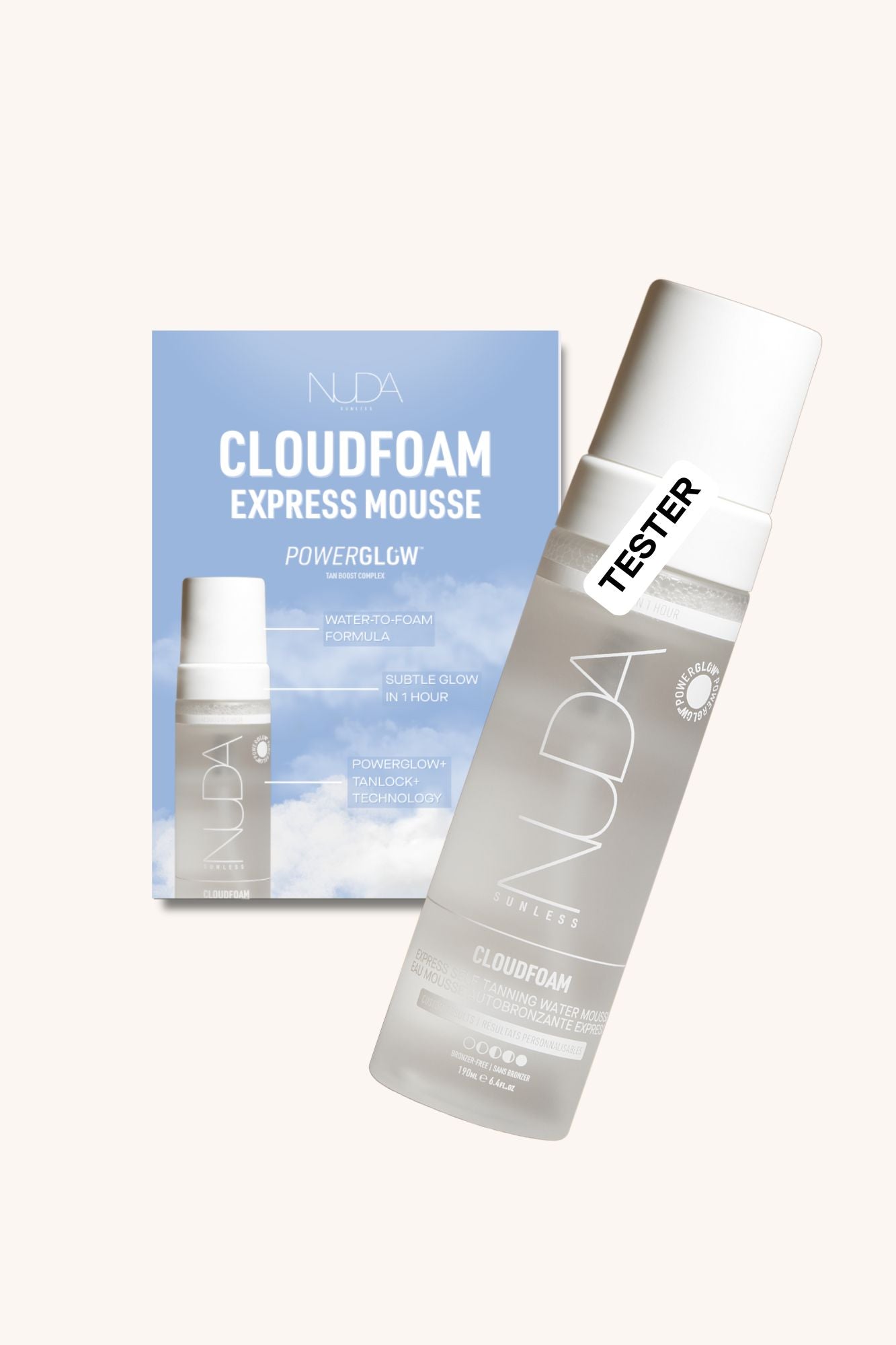 Free CloudFoam Express 3D Retail Stand and Tester