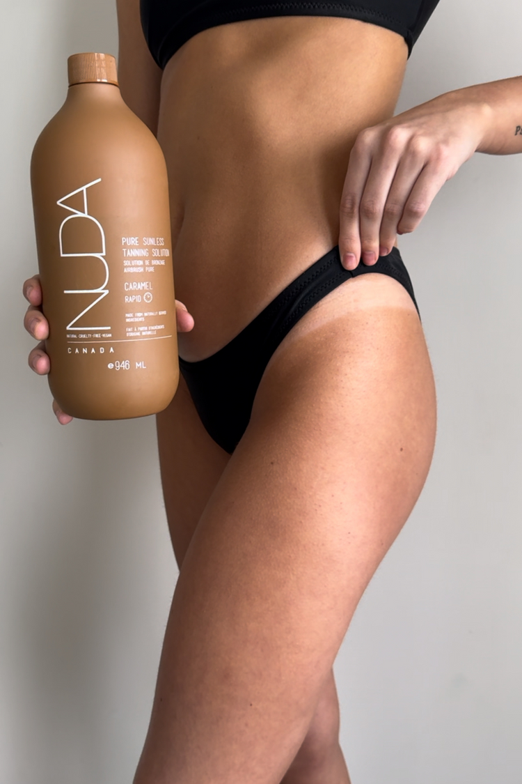 Nuda Caramel Solution Tan Line