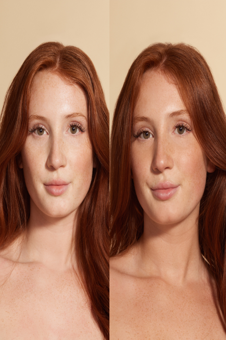 Nuda Face Tan Water Original Before After