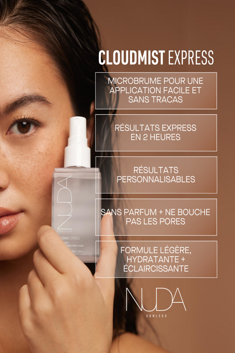 CloudMist - Eau autobronzante pour le visage - Express