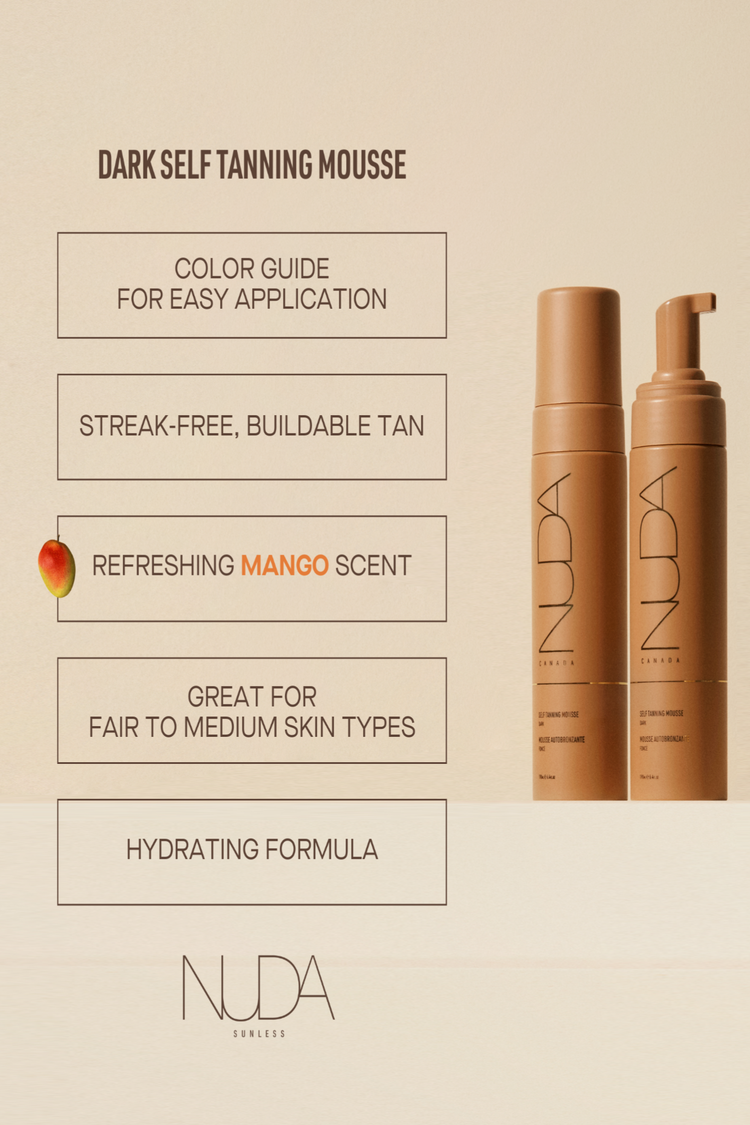 BRONZEFOAM -Self Tanning Mousse Dark