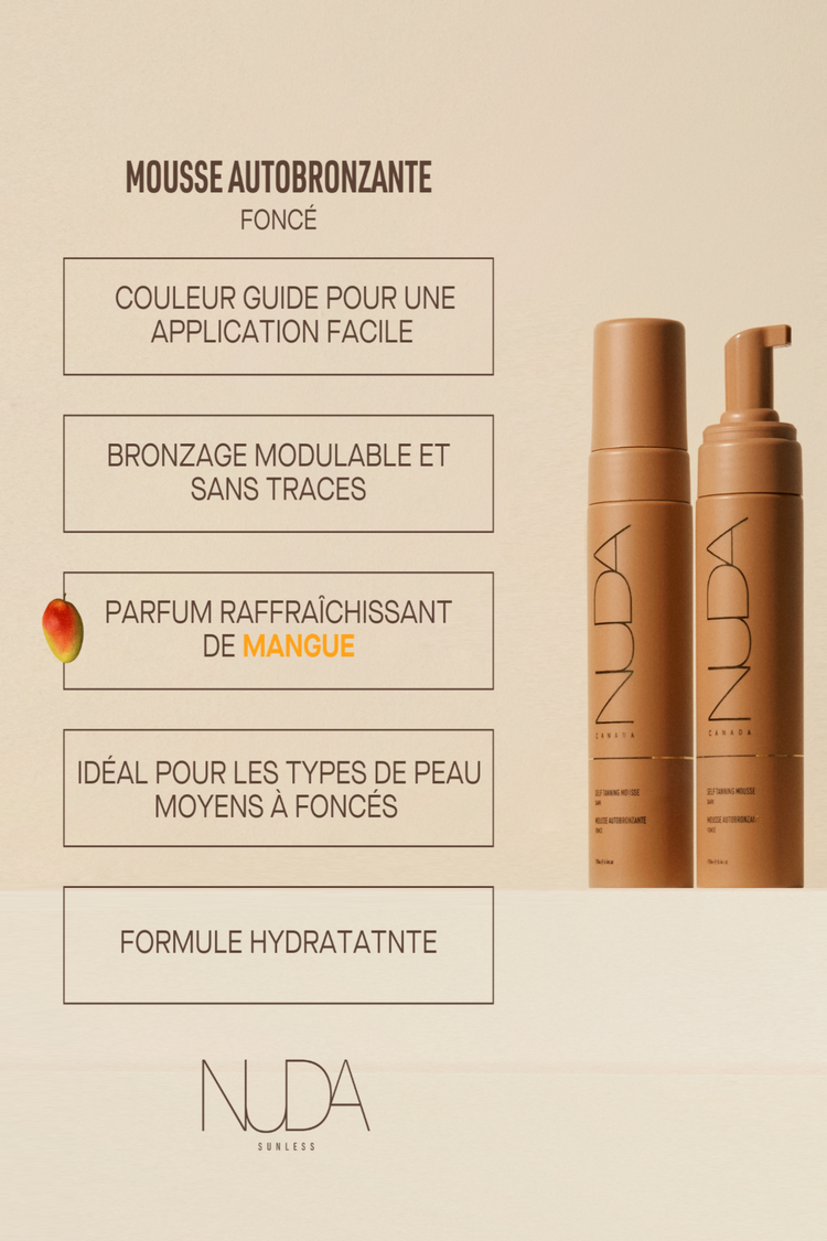 BRONZEFOAM - Mousse autobronzante foncée