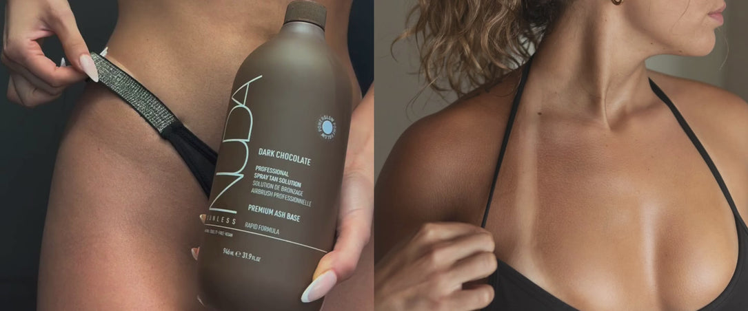 Holiday Homepage Banner video showing dark chocolate product in use